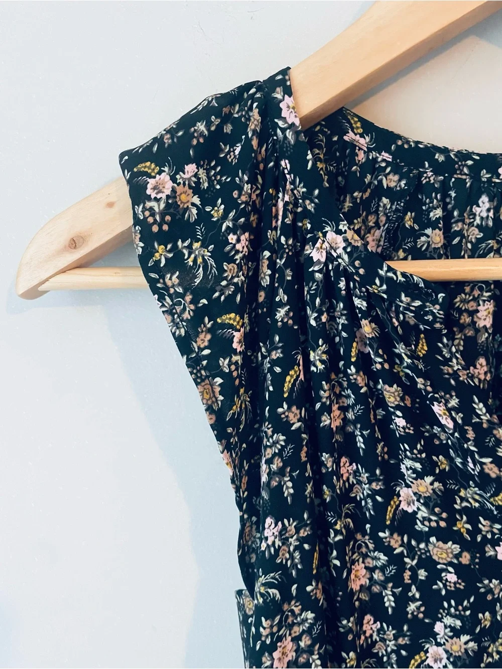 J. Crew Black Floral Dress
